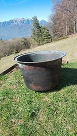 caldera in rame antica