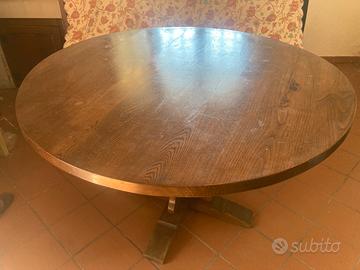 Tavolo legno massello  tondo