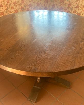 Tavolo legno massello  tondo