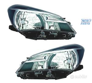 FARI PER TOYOTA YARIS 5P 14-16 FONDO NERO