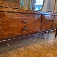 Camera da letto completa anni ’50 in radica