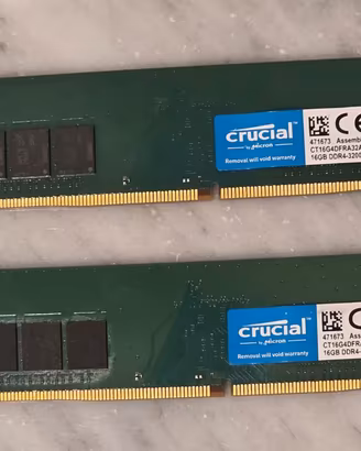 Kit RAM Crucial 32GB DDR4 3200MHz CL22