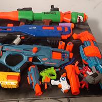  fucili - bazooka e pistole  marca NERF
