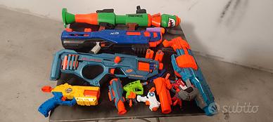 fucili - bazooka e pistole  marca NERF