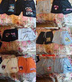 LOTTO 18 pantaloncini uomo + 1 maglietta – NUOVI –