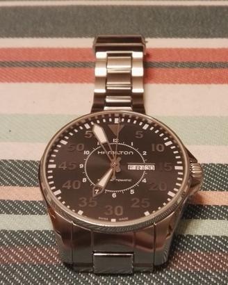 HAMILTON KHAKI PILOT AVIATION Day Date AUTO