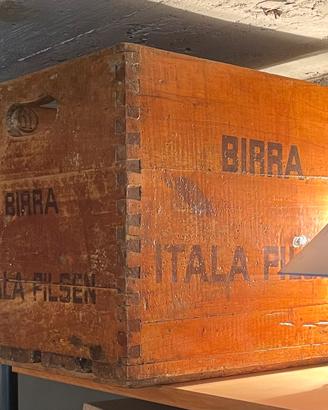 Cassetta birra vintage