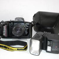 Macchina Fotografica NIKON F- 401 X accessoriata