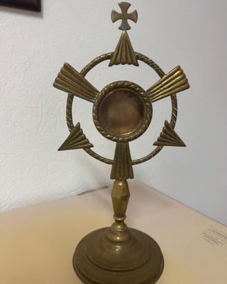 Ostensorio in ottone
