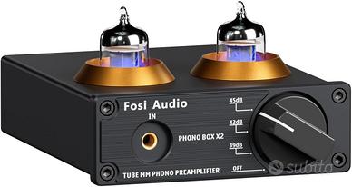 Fosi Audio BOX X2 Preamplificatore Phono, Amplifi