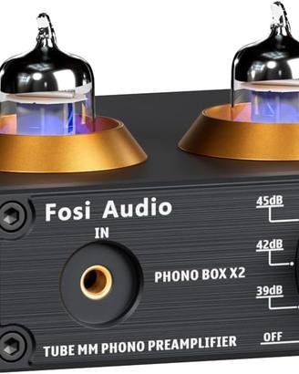 Fosi Audio BOX X2 Preamplificatore Phono, Amplifi