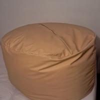 pouf in ecopelle
