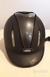 casco+ guanti da equitazione 