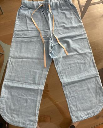 Pantaloni leggeri a metà polpaccio tg. 40