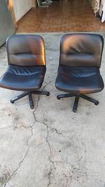 Poltrone per ufficio in pelle 