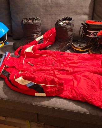 attrezzatura sci neve bambino/bambina