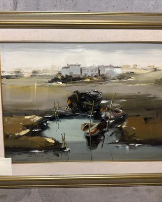 quadro "L'abbandono delle isole a venezia