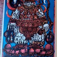 Tono Zancanaro - Re Carnevale - litografia