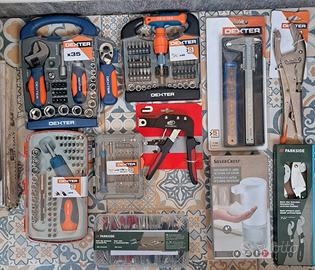 Lotto Utensili Dexter + Parkside Nuovi 