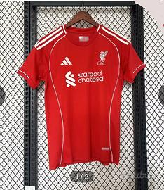 prima maglia Liverpool 2025/2026