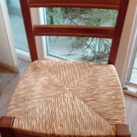 Sedie in legno impagliate