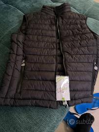 Gilet piumino giromaniche