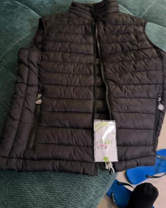 Gilet piumino giromaniche