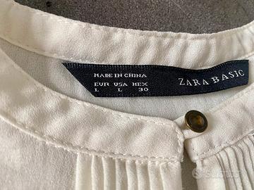 Camicia bianca Zara tg L