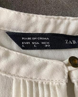Camicia bianca Zara tg L