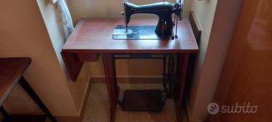 Macchina da cucire singer n° 15m88 d'epoca
