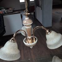 Lampadario e 2 applique