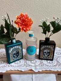 3 bottiglie vuote Amuerte ,malfi .