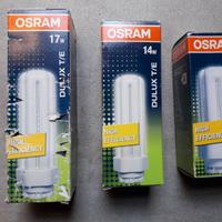 LOTTO 3 LAMPADE OSRAM DULUX T/E VARI W