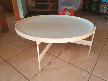 pianca abaco tavolino bianco cm 76×30