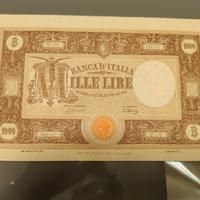 1000LIRE BARBETTI GRANDE M LUOGOTENENZA 08/01/1946