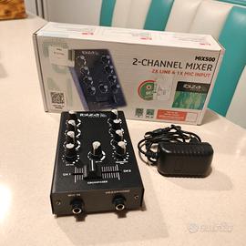 Mixer compatto 2 canali Ibiza sound