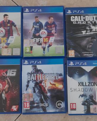 Giochi PS4 funzionanti - prezzi in descrizione