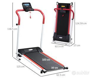 Tapis Roulant elettrico ripieghevole salvaspazio