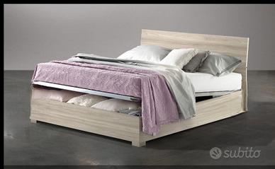 Letto matrimoniale contenitore