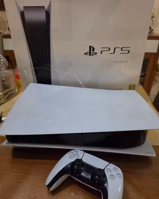 PlayStation 5 1Tb,  1 DualSense e disco
controller