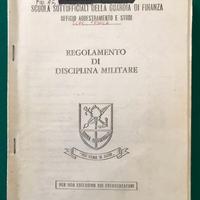 sinossi Regolamento di disciplina militare G.di F.