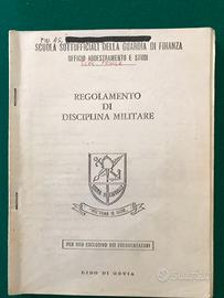 sinossi Regolamento di disciplina militare G.di F.