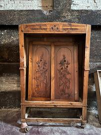 Armadio antico intarsiato primi del 900