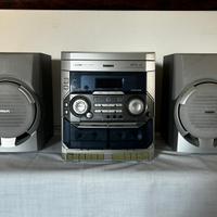Impianto Stereo Philips Anni 2000 (CD, Cassette) -