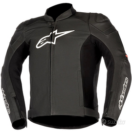 Giubbotto Moto in Pelle Traforato Alpinestars SP-1