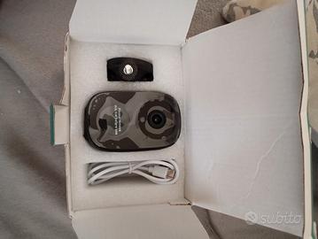 videocamera wifi a batteria ricaricabile.