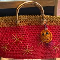 Borsa artigianale estiva in fettuccia