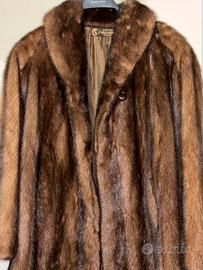 PELLICCIA DI VISONE MASCHIO VINTAGE ANNI 80