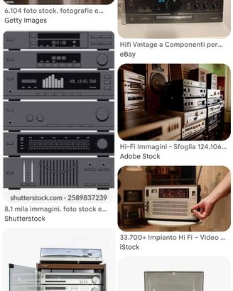 stereo componenti hi-fi anche non funzionanti