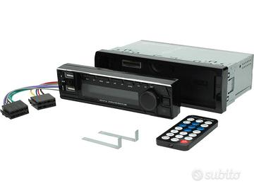 AUTORADIO BLUETOOTH 1 DIN FRONTALINO ESTRAIBILE
